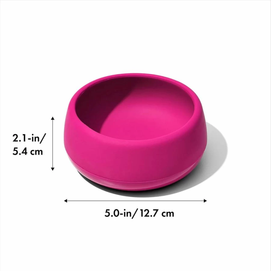 OXO Tot Baby Bowl with Soft Silicone Base - Teal Color for Secure Mealtime