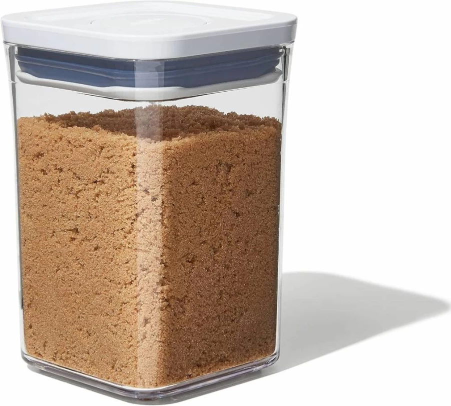 OXO Airtight Food Storage Container - Mini 0.2 Qt Square Pop Container for Spices, Herbs & Dry Goods