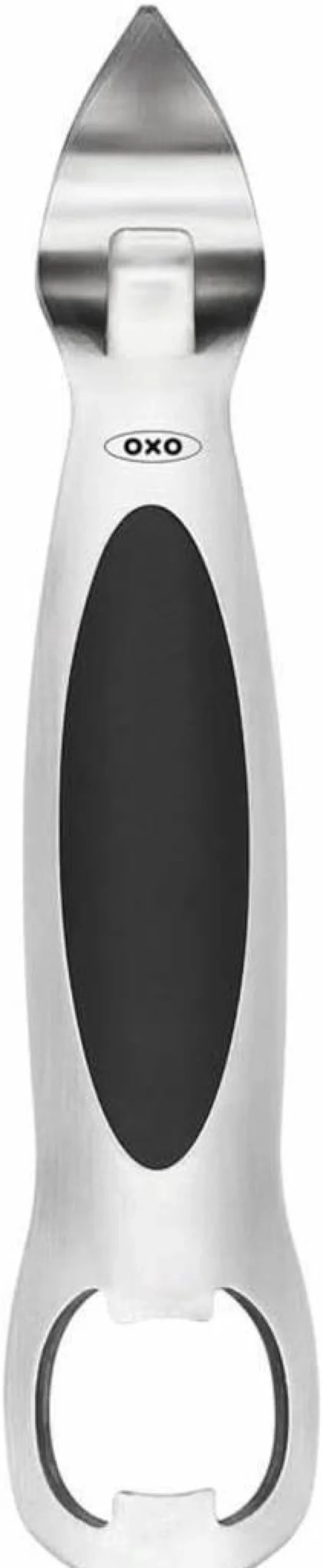 OXO Stainless Steel Can Opener - Durable Bottle Opener with Comfortable Grip - Easy-Open Design for Cans and Bottles