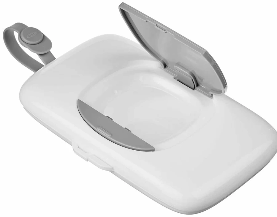 OXO Tot Travel Baby Wipes Dispenser - Portable & Compact, Gray (Pack of 1)