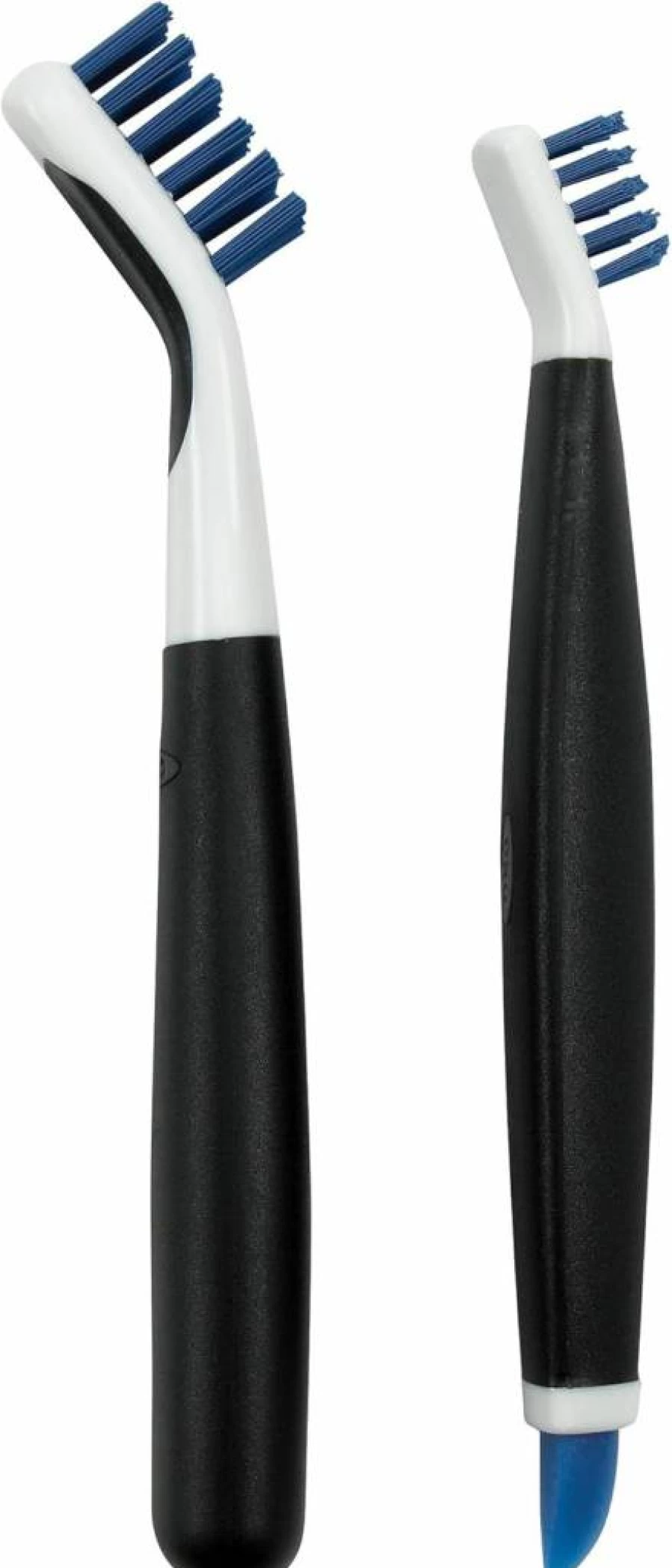 OXO Deep Clean Brush Set with Comfort Grips - Heavy Duty Scrub Brushes for Kitchen, Bathroom, Home Cleaning - Blue