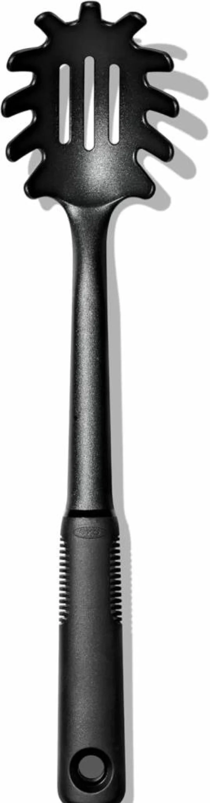 OXO Good Grips Black Nylon Pasta Server - Spaghetti Spoon & Pasta Ladle - Kitchen Utensils