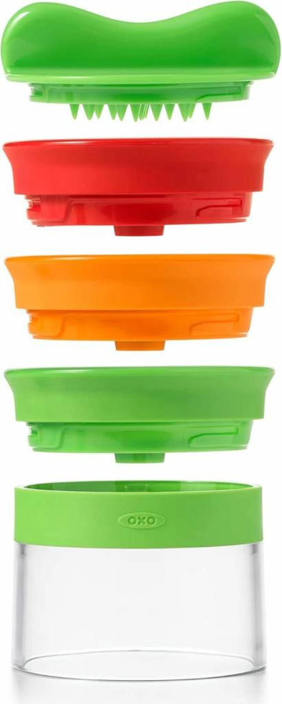 OXO Good Grips Green Handheld Spiralizer - Compact Vegetable Spiral Slicer for Kitchen
