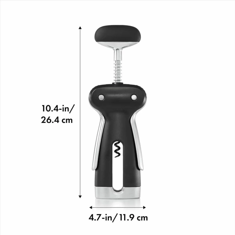 OXO Stainless Steel Winged Corkscrew with Removable Foil Cutter - 3113400ML, Inox