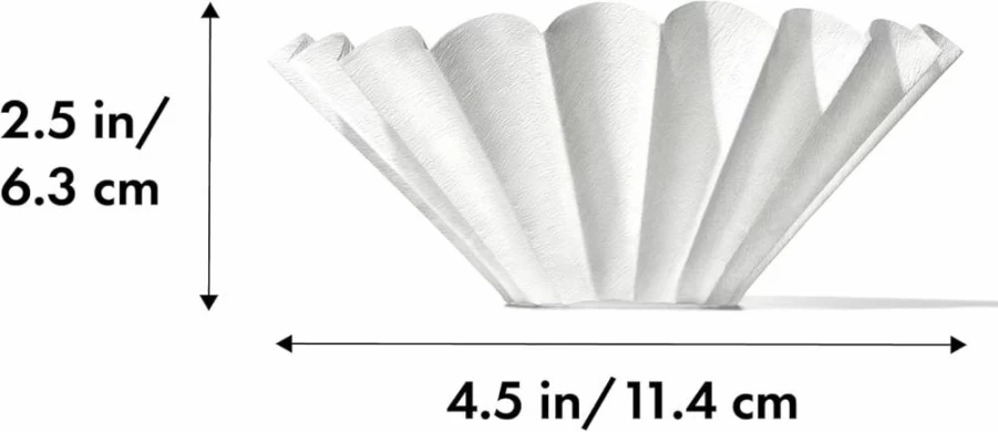 OXO Brew Basket Style Reusable Coffee Filter for 1-4 Cups, White - Compatible with Drip Coffee Makers
