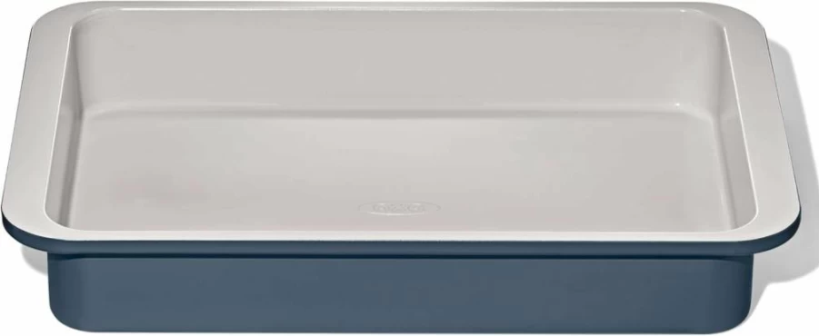 OXO Non-Stick Ceramic Coated 12-Cup Muffin Pan - Storm Blue Bakeware by Good Grips