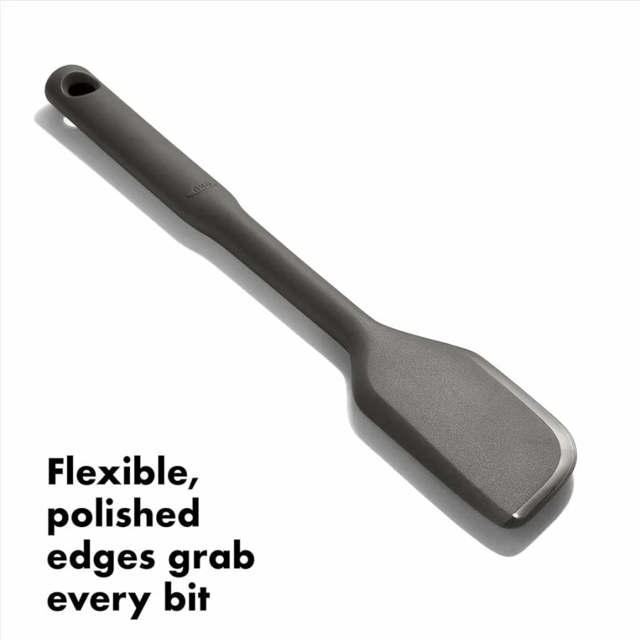 OXO Good Grips Silicone Jar Spatula - Flexible Kitchen Scraper for Jars and Bottles