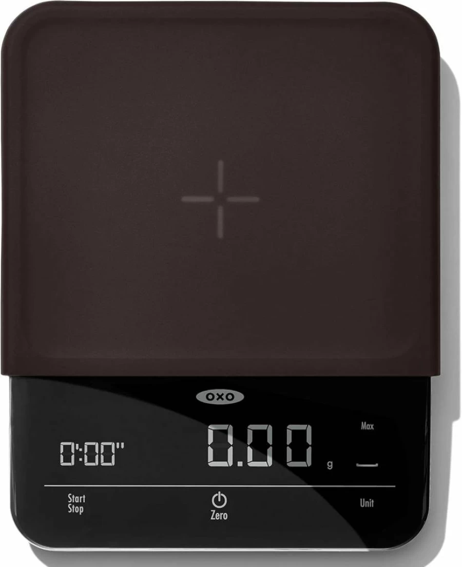 OXO Precision Coffee Scale with Timer - 6 lb Capacity, Black - Brew Perfect Coffee Every Time