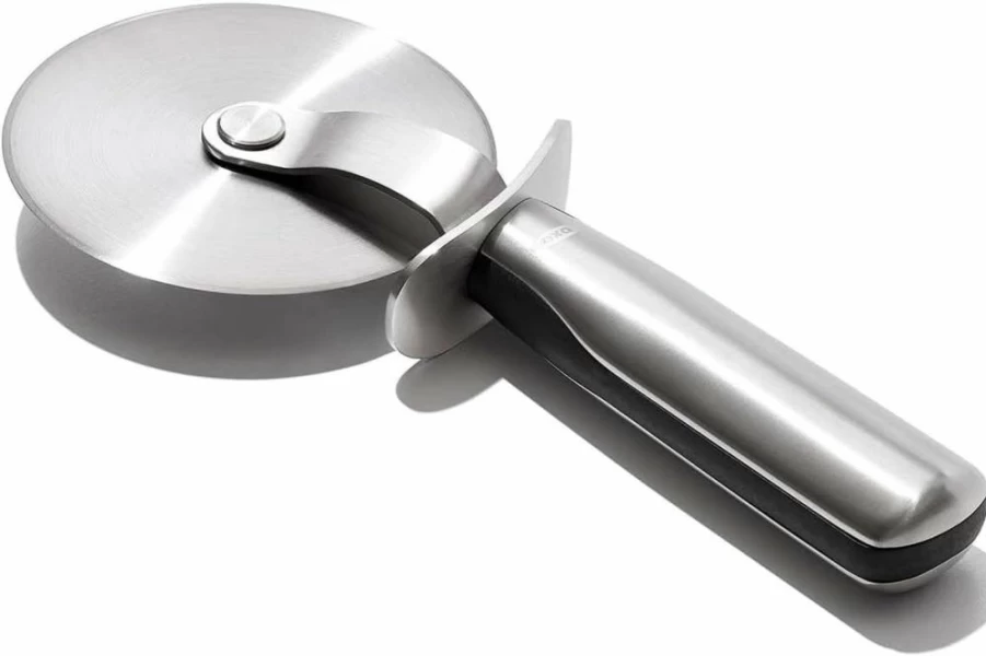 OXO Stainless Steel Pizza Cutter Wheel - 4 Inch Blade, Sharp & Durable for Easy Slicing