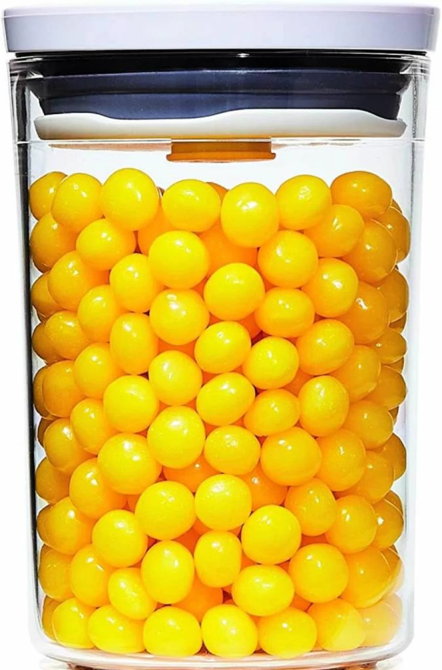OXO Good Grips 3.3 Quart Round Airtight Food Storage Container for Rice, Pasta, Cereal - BPA-Free Plastic, White