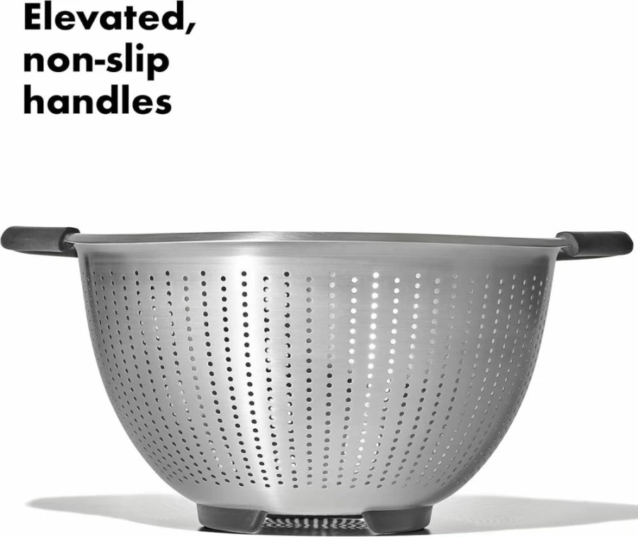 OXO Good Grips 5 Quart Stainless Steel Colander with Comfortable Handle