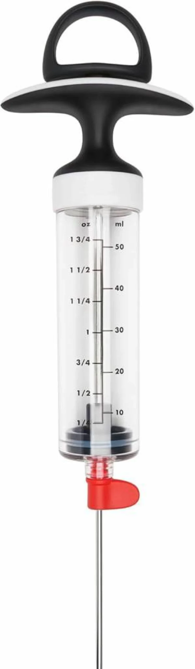 OXO Good Grips Flavor Injector for Marinade - Stainless Steel Meat & Poultry Seasoning Syringe