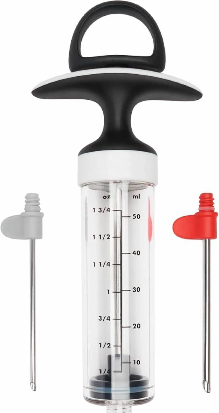 OXO Good Grips Flavor Injector for Marinade - Stainless Steel Meat & Poultry Seasoning Syringe