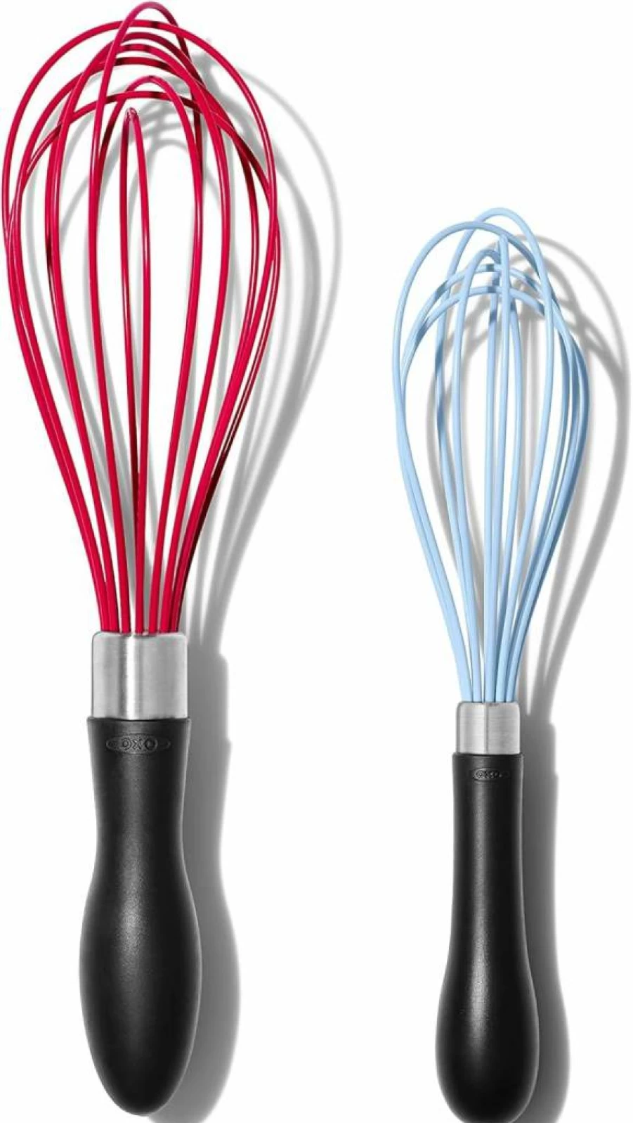OXO 2-Piece Silicone Whisk Set - Heat-Resistant Kitchen Whisks by OXO Good Grips
