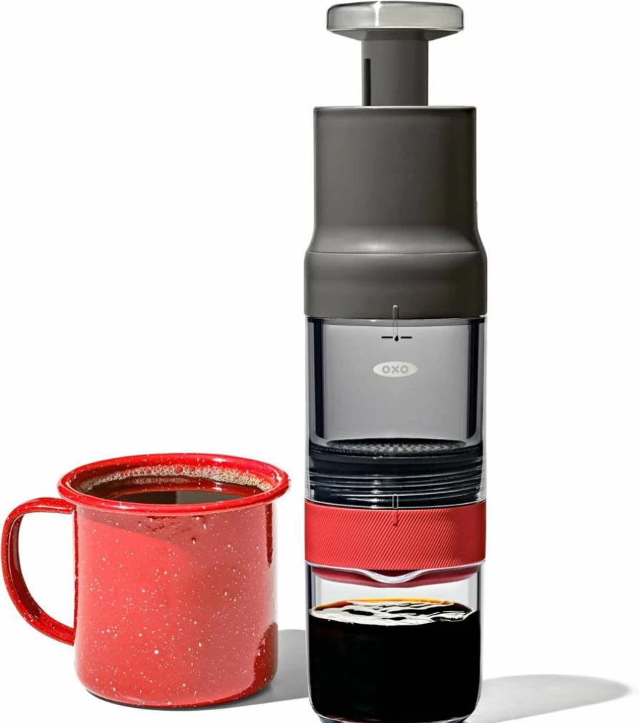 OXO Rapid Brewer Portable Coffee Maker with Travel Bag for Outdoor Adventures