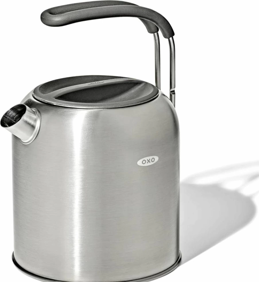 OXO Portable Camping Kettle - Lightweight Outdoor Stove Tea Kettle for Backpacking, Hiking & Travel