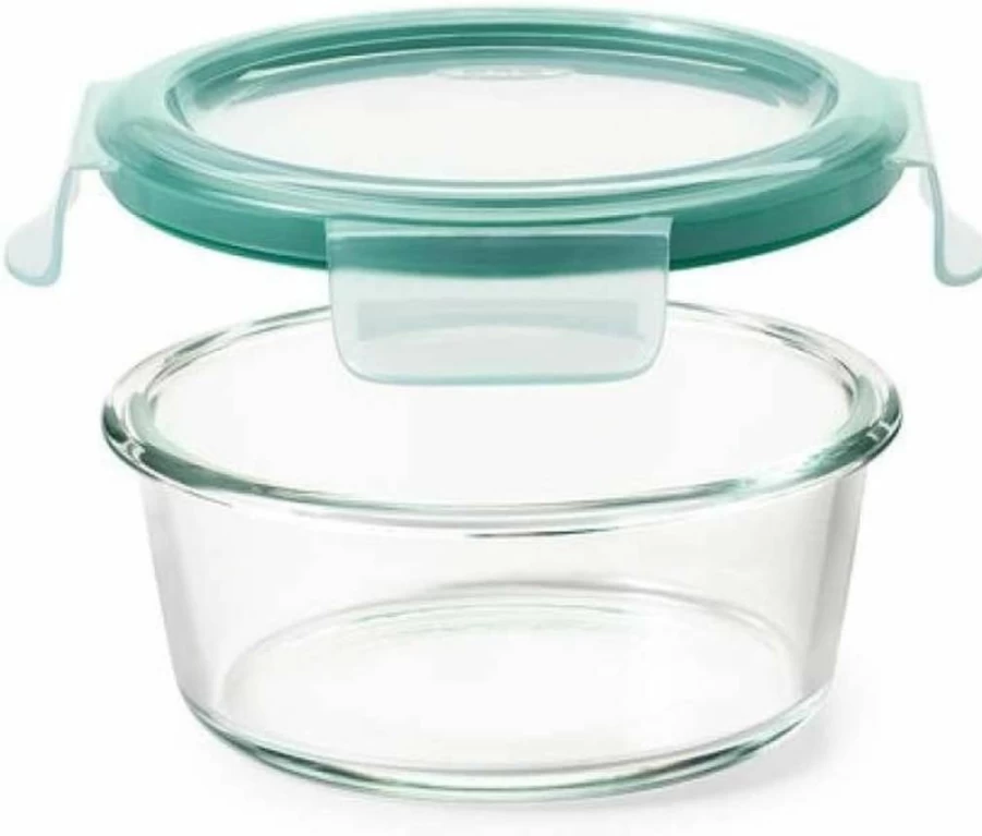 OXO 1 Cup Glass Food Storage Container with Smart Seal Lid - Airtight, BPA-Free, Stackable by OXO Good Grips