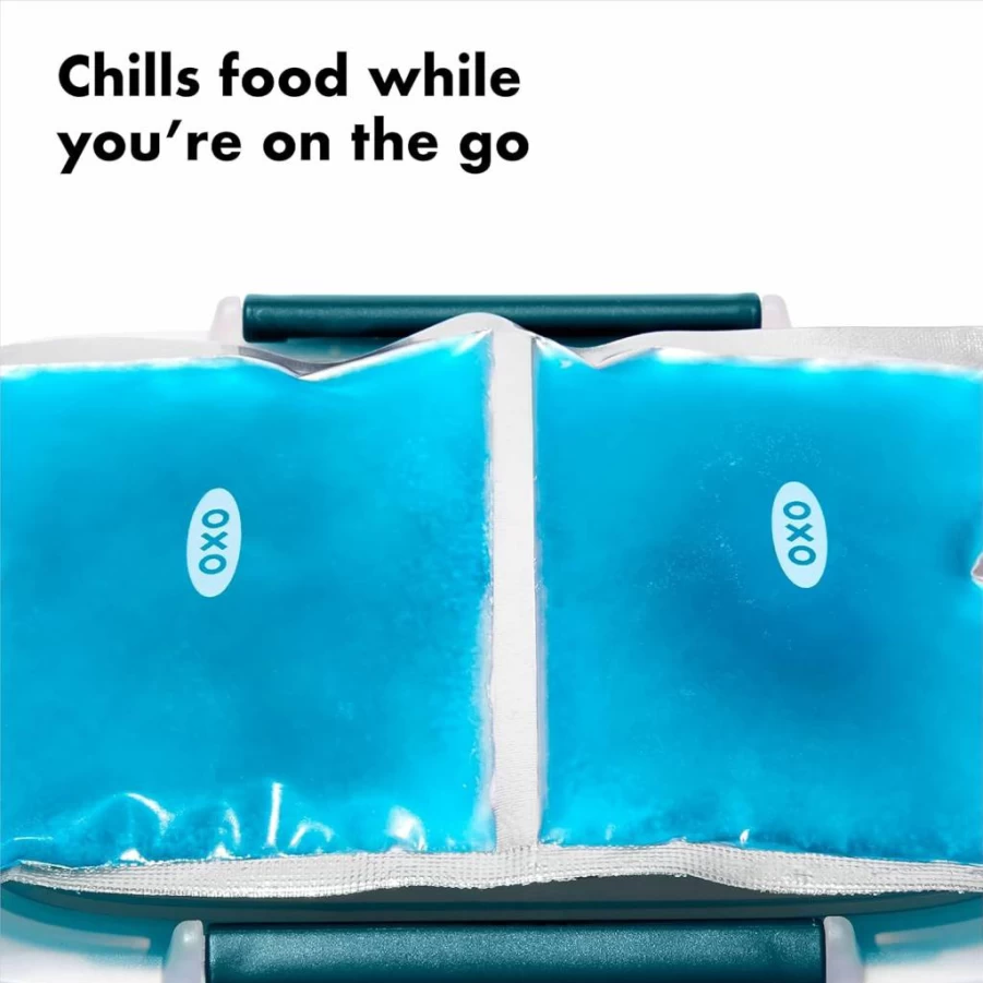 OXO Good Grips Reusable Ice Pack Set for Lunch Boxes & Coolers - Leak-Proof, BPA-Free, Flexible Gel Packs