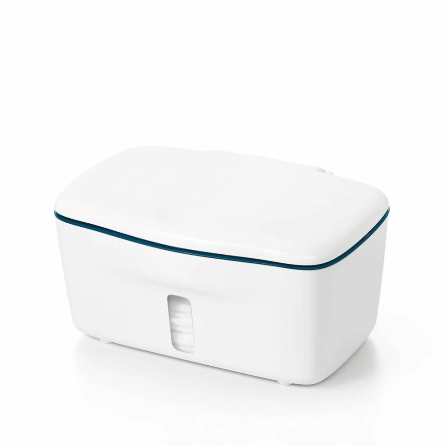 OXO Tot Baby Wipes Dispenser - Navy Blue, Pack of 1, Easy-Pull Design for Mess-Free Cleaning