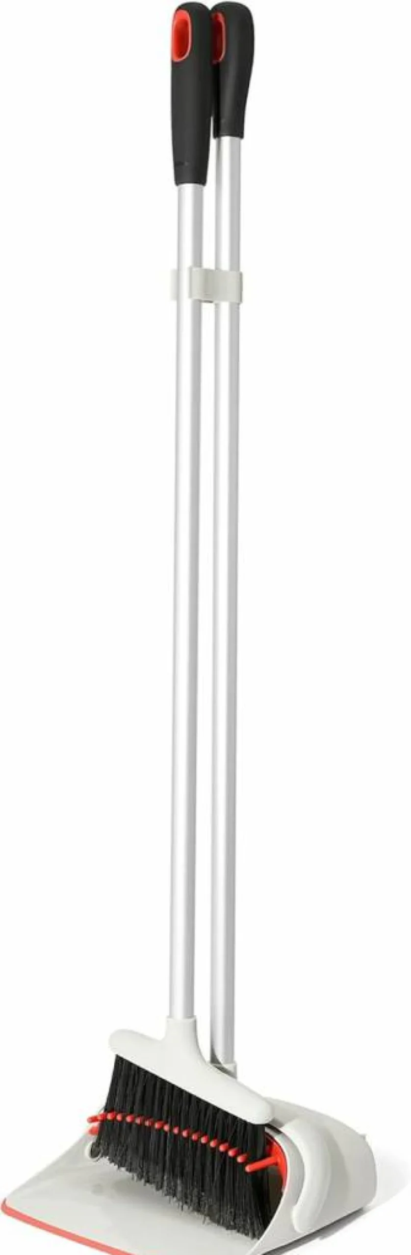 OXO Upright Sweep Set - Easy-Clean Broom & Dustpan Kit with Comfort Grip Handle