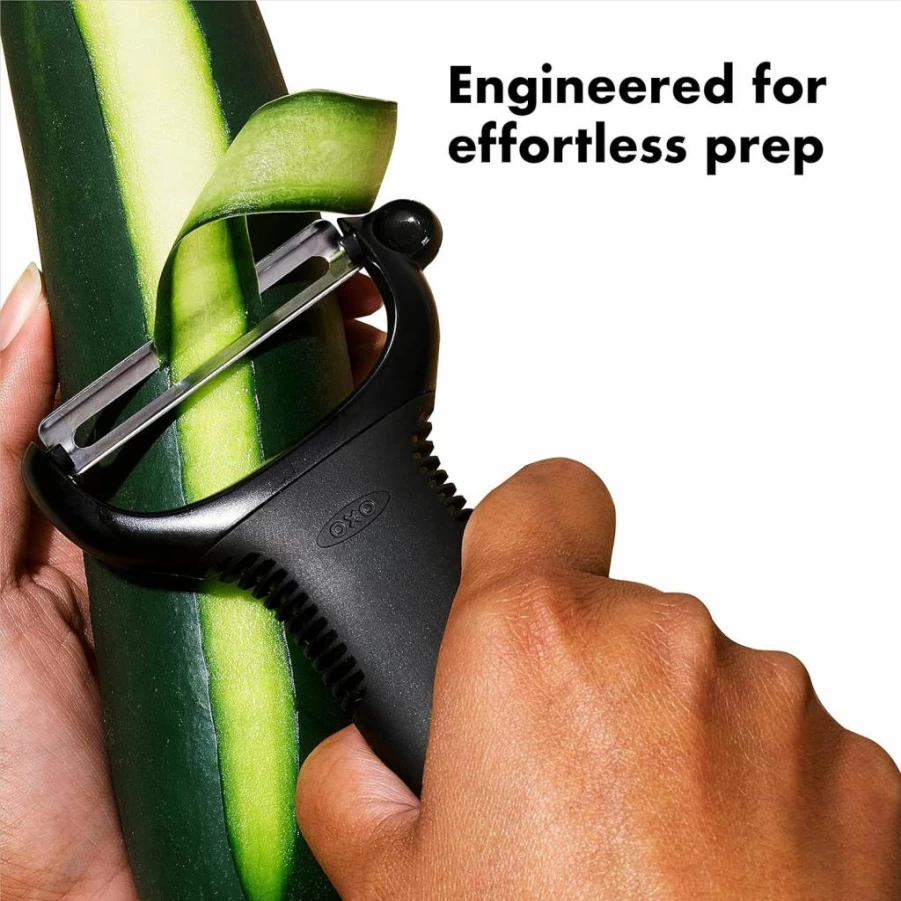 OXO Good Grips Y-Peeler - Ergonomic Vegetable Peeler with Sharp Stainless Steel Blade for Effortless Peeling